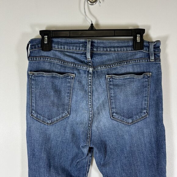 FRAME Le High Skinny Jeans Women’s Size 29 Medium Dark Wash Stretch Denim - Picture 6 of 10